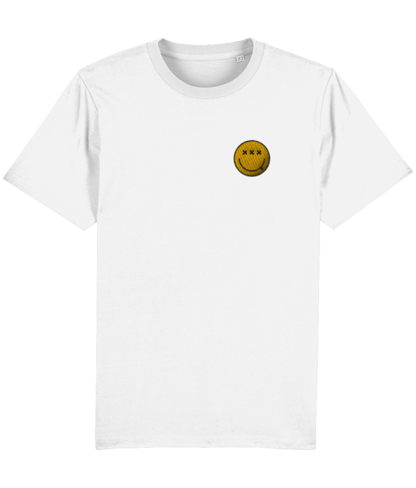 Download EMBROIDERED T-SHIRT "ACiiiiiD! SMILEY" - MARY GO WILD